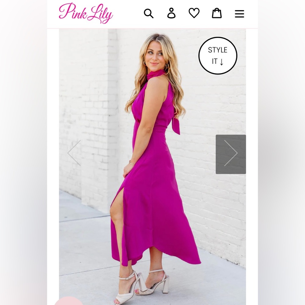 Pink Lily Pink Dress